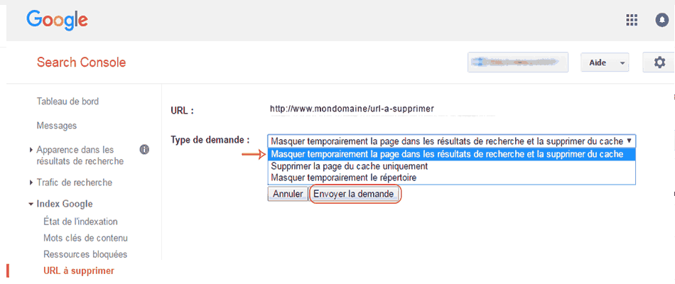 3- Google search console confirmation