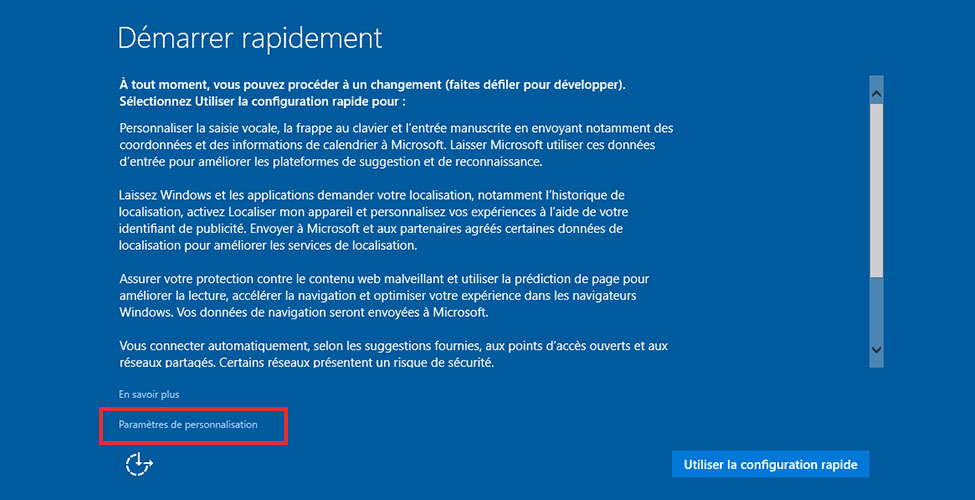 windows 10 ecran 1 Démarrer rapidement windows 10 ecran 1 Démarrer rapidement